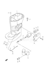 DF 25 drawing Drive Shaft Housing