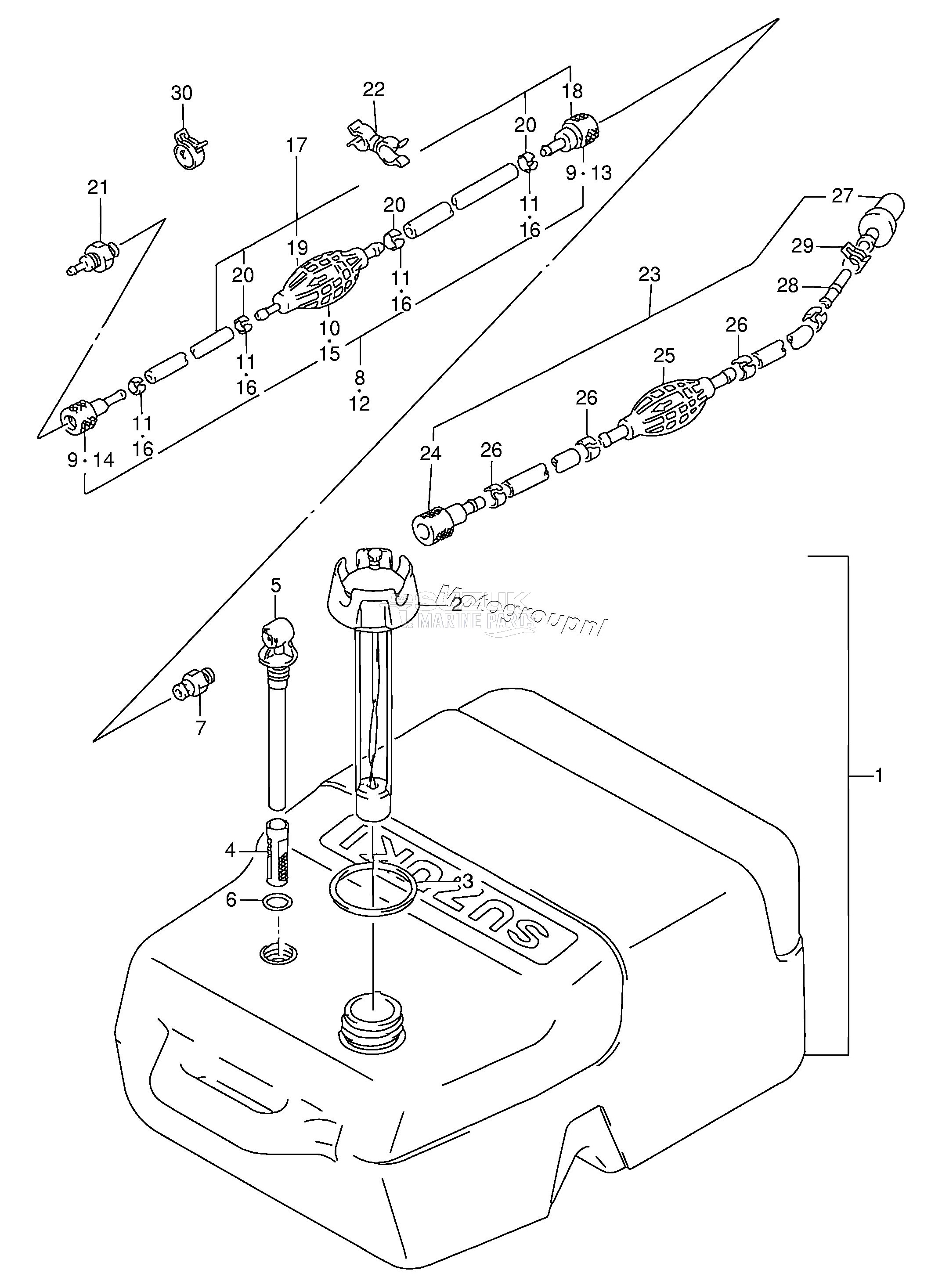 FUEL TANK (PLASTIC)