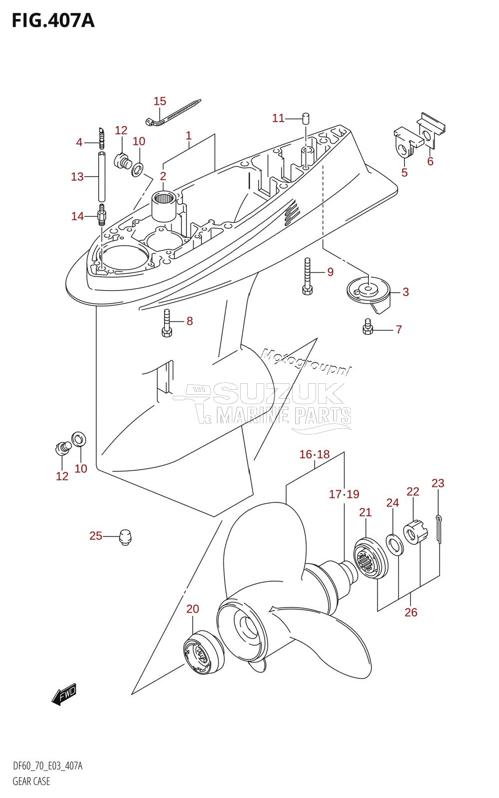 GEAR CASE (W,X,Y)