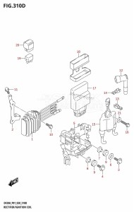 DF20A From 02002F-040001 (P01)  2020 drawing RECTIFIER /​ IGNITION COIL (DF15AR,DF15AT)