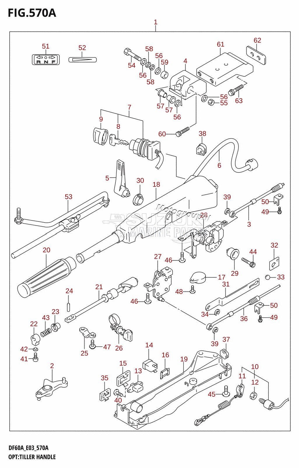 OPT:TILLER HANDLE