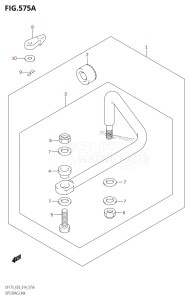 DF175ZG From 17502Z-410001 (E03)  2014 drawing OPT:DRAG LINK