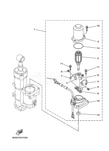 F80BETL drawing POWER-TILT-ASSEMBLY-2