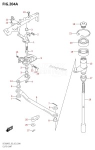 DF150AST From 15004F-140001 (E03)  2021 drawing CLUTCH SHAFT