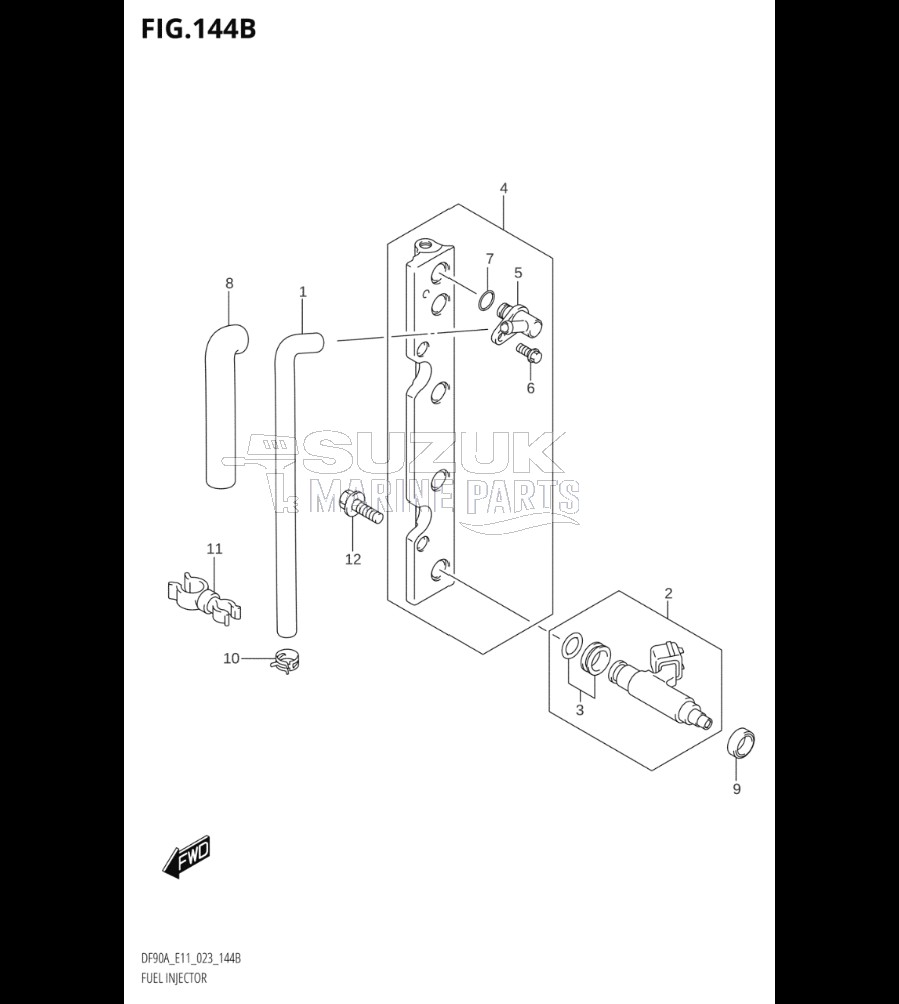 FUEL INJECTOR (E40)