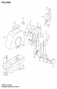 DF115BT From 11506F-440001 (E11 - E40)  2024 drawing OPT:REMOTE CONTROL ASSY SINGLE (1)