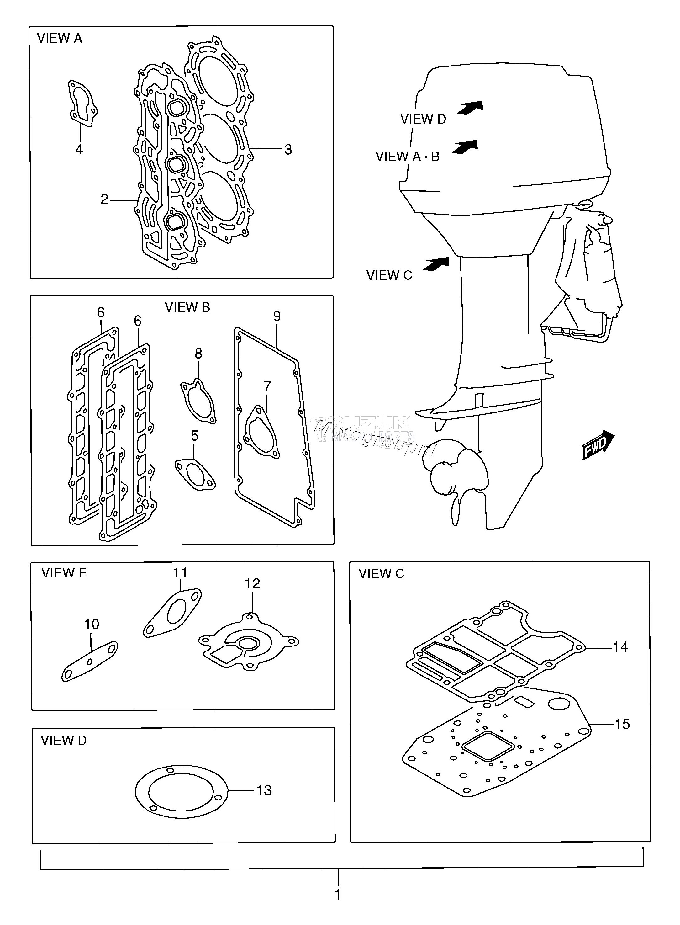 OPT : GASKET SET