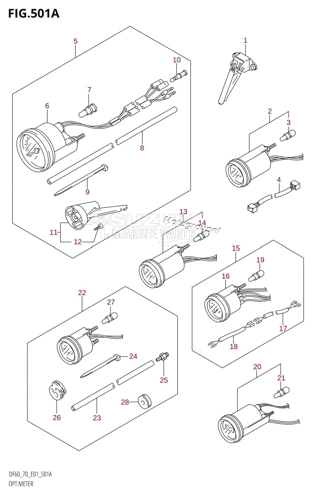 OPT:METER (W,X,Y,K1,K2,K3,K4)