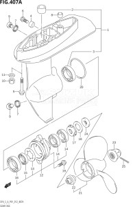 00402F-310001 (2013) 4hp P01-Gen. Export 1 (DF4) DF4 drawing GEAR CASE