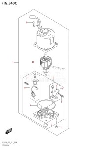 DF300A From 30002P-710001 (E03)  2017 drawing PTT MOTOR (DF300A:E03:L-TRANSOM)