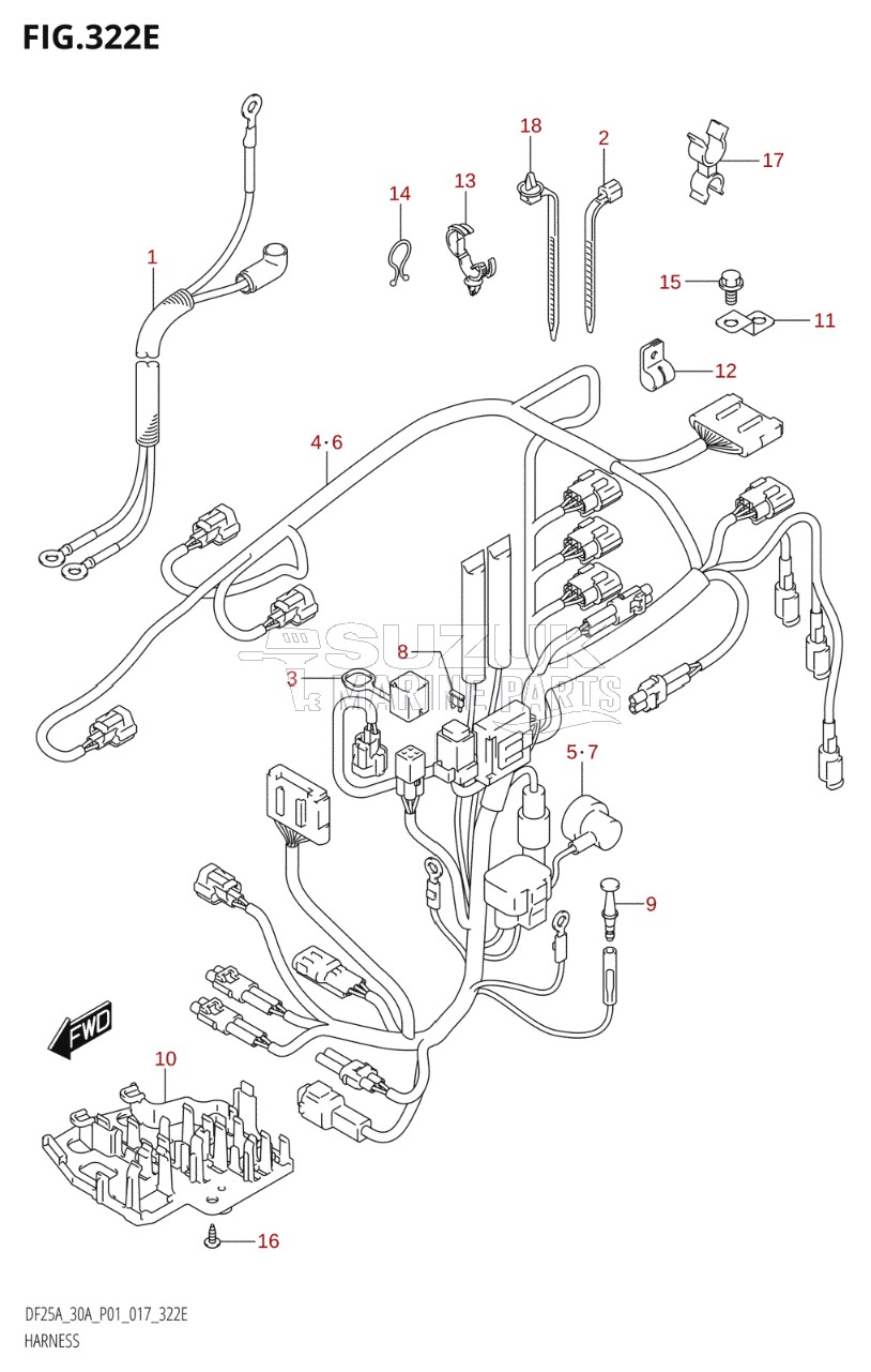 HARNESS (DF30A:P40)