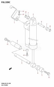 DF50A From 05003F-310001 (E01)  2013 drawing GAS CYLINDER (DF60AQH:E40)