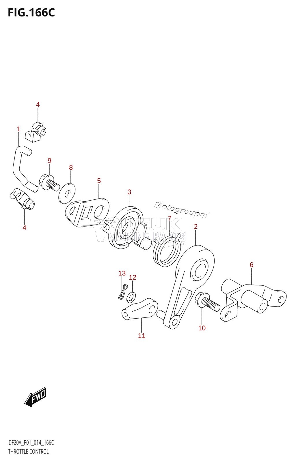 THROTTLE CONTROL (DF15AR:P01)