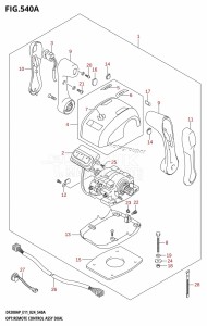 DF200AP From 20003P-440001 (E11 - E40)  2024 drawing OPT:REMOTE CONTROL ASSY DUAL