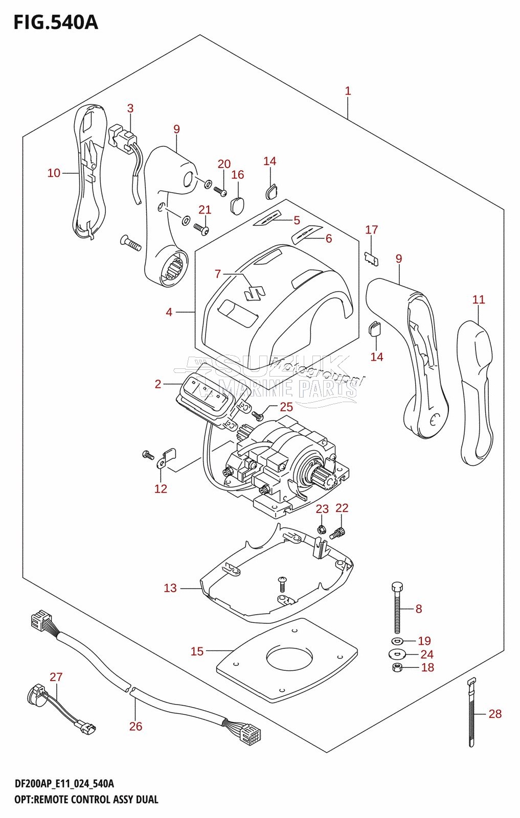 OPT:REMOTE CONTROL ASSY DUAL