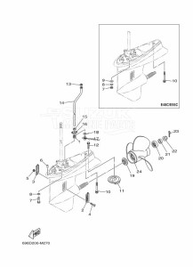 E55CMHL drawing LOWER-CASING-x-DRIVE-3