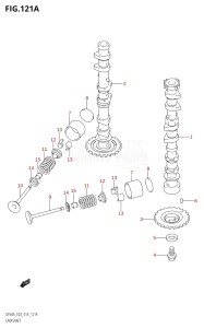 06003F-410001 (2014) 60hp E03-USA (DF60AVT) DF60A drawing CAMSHAFT