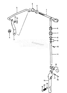 DT50 From 05001k-601361 till 601714 ()  1986 drawing CLUTCH