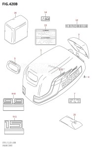 DT15 From 01501-151001 (E01 E13 E40)  2001 drawing ENGINE COVER (K2,K3,K4,K5,K6,K7,K8,K9,K10)