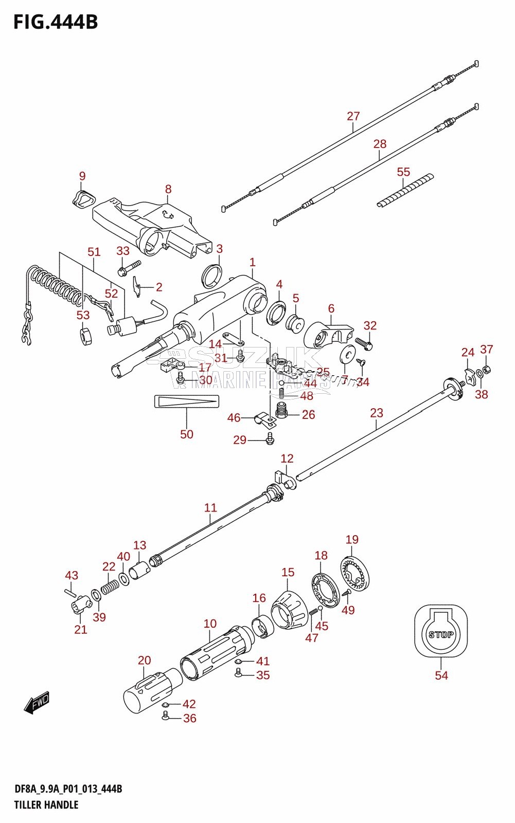 TILLER HANDLE (DF9.9A:P01)