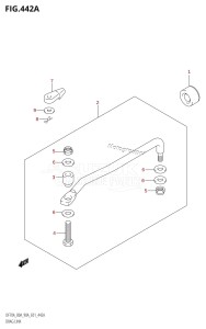 DF90A From 09002F-980001 (E01)  2009 drawing DRAG LINK