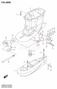 DF250ASS From 25001N-340001 (E03)  2023 drawing DRIVE SHAFT HOUSING (XX-TRANSOM)