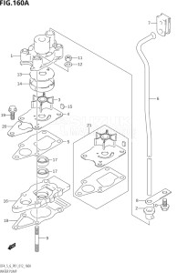 00502F-310001 (2013) 5hp P01-Gen. Export 1 (DF5) DF5 drawing WATER PUMP