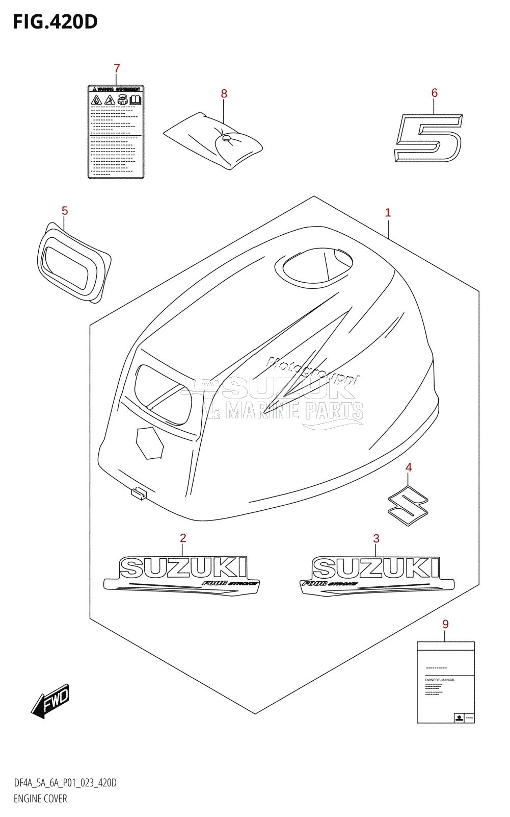 ENGINE COVER (DF5A:020)