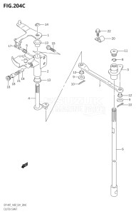 14002F-210001 (2012) 140hp E01 E40-Gen. Export 1 - Costa Rica (DF140T) DF140 drawing CLUTCH SHAFT (K6,K7,K8,K9,K10,011)