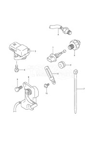 Outboard DF 140 drawing Sensor