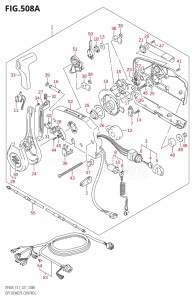 05003F-340001 (2023) 50hp E01-Gen. Export 1 (DF50AT  DF50ATH) DF50A drawing OPT:REMOTE CONTROL (SEE NOTE)