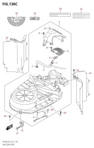 DF250A From 25003P-510001 (E01 E40)  2015 drawing RING GEAR COVER (DF250A:E01)