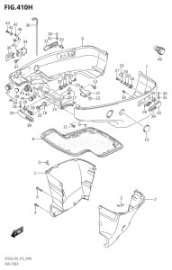 25004F-510001 (2005) 250hp E03-USA (DF250ST  DF250T  DF250Z) DF250T drawing SIDE COVER (DF250ST:E03:L-TRANSOM)