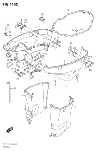 15002Z-510001 (2005) 150hp E03-USA (DF150Z  DF150ZG) DF150Z drawing SIDE COVER (DF150Z:E03)