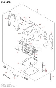 DF140BG From 14004F-240001 (E11 E40)  2022 drawing OPT:REMOTE CONTROL ASSY DUAL (022,023)