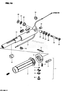 DT3.5 From 0351-300001 ()  1983 drawing HANDLE