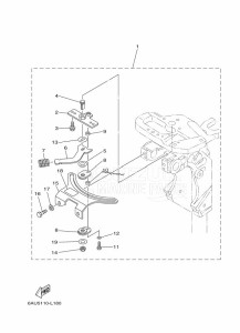 F15CEHL drawing TILLER-HANDLE