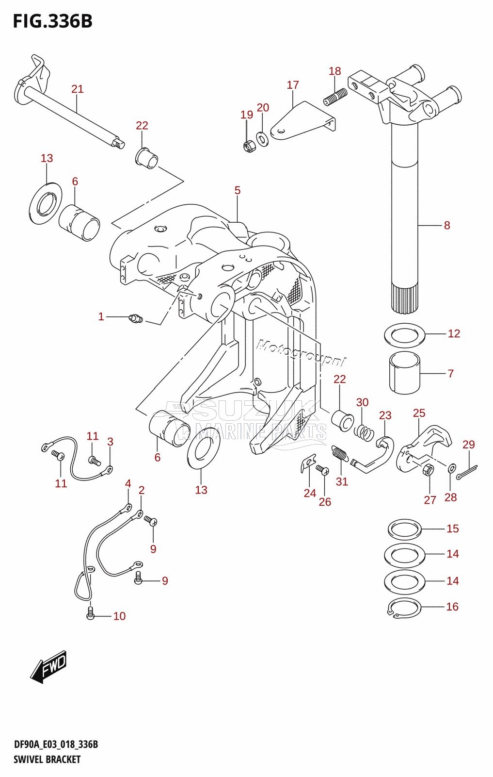 SWIVEL BRACKET (DF80A)