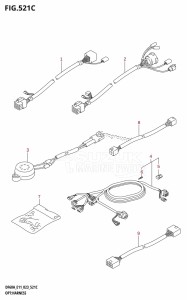 DF40A From 04003F-140001 (E01 E11)  2021 drawing OPT:HARNESS ((DF40A,DF40AST,DF50A,DF60A,DF50AVT,DF60AVT,DF40ASVT):023)