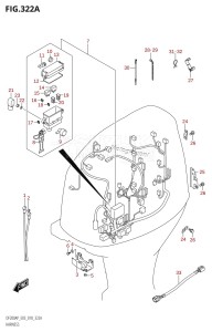 DF150AP From 15003P-810001 (E03)  2018 drawing HARNESS