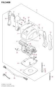 DF140BZG From 14004Z-240001 (E11 E40)  2022 drawing OPT:REMOTE CONTROL ASSY DUAL (022,023)