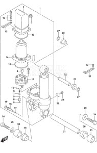 DF 25A drawing Tilt Cylinder