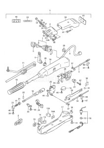 DF 70A drawing Tiller Handle