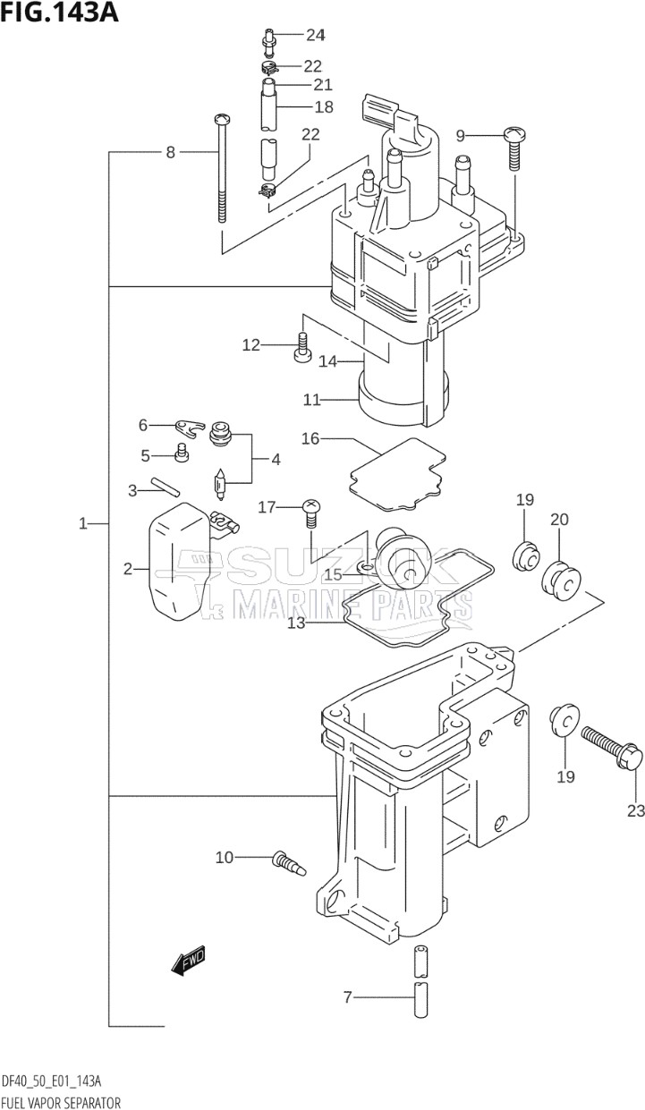 FUEL VAPOR SEPARATOR (X)