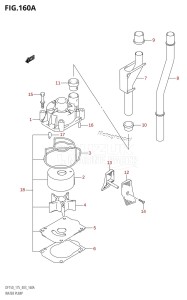 DF175T From 17502F-010001 (E03)  2010 drawing WATER PUMP