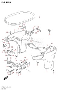 DF100B From 10004F-040001 (E01 E40)  2020 drawing SIDE COVER (DF70ATH,DF90ATH)