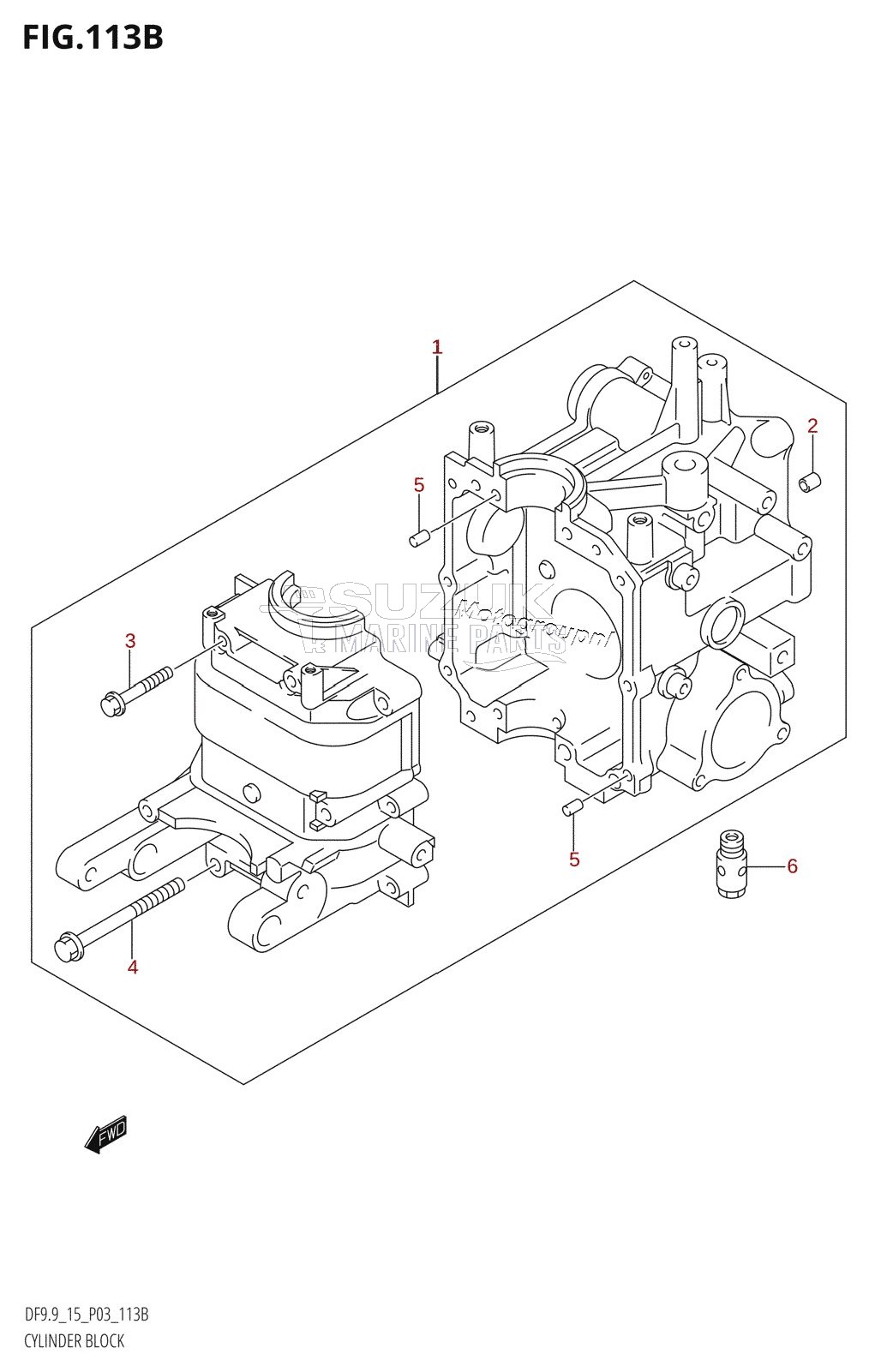 CYLINDER BLOCK (K5,K6,K7,K8,K9,K10,011)