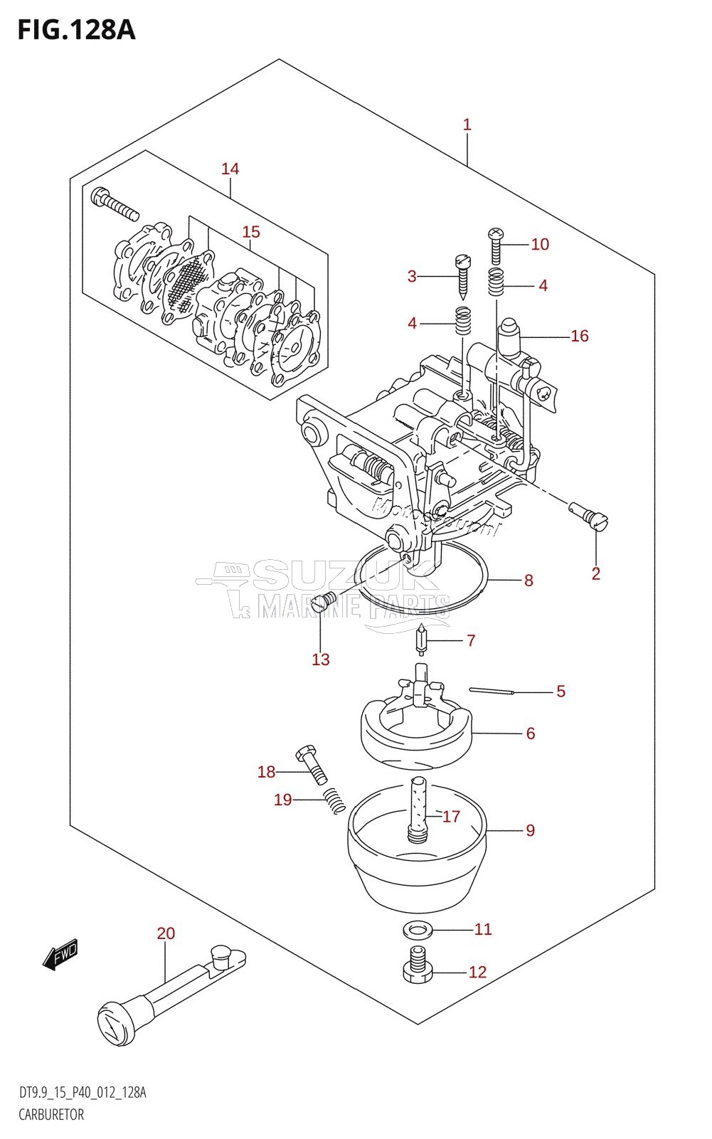 CARBURETOR (DT9.9:P40)