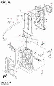 DF60A From 06003F-610001 (E01 E40)  2016 drawing CYLINDER HEAD (DF60AVT:E01)