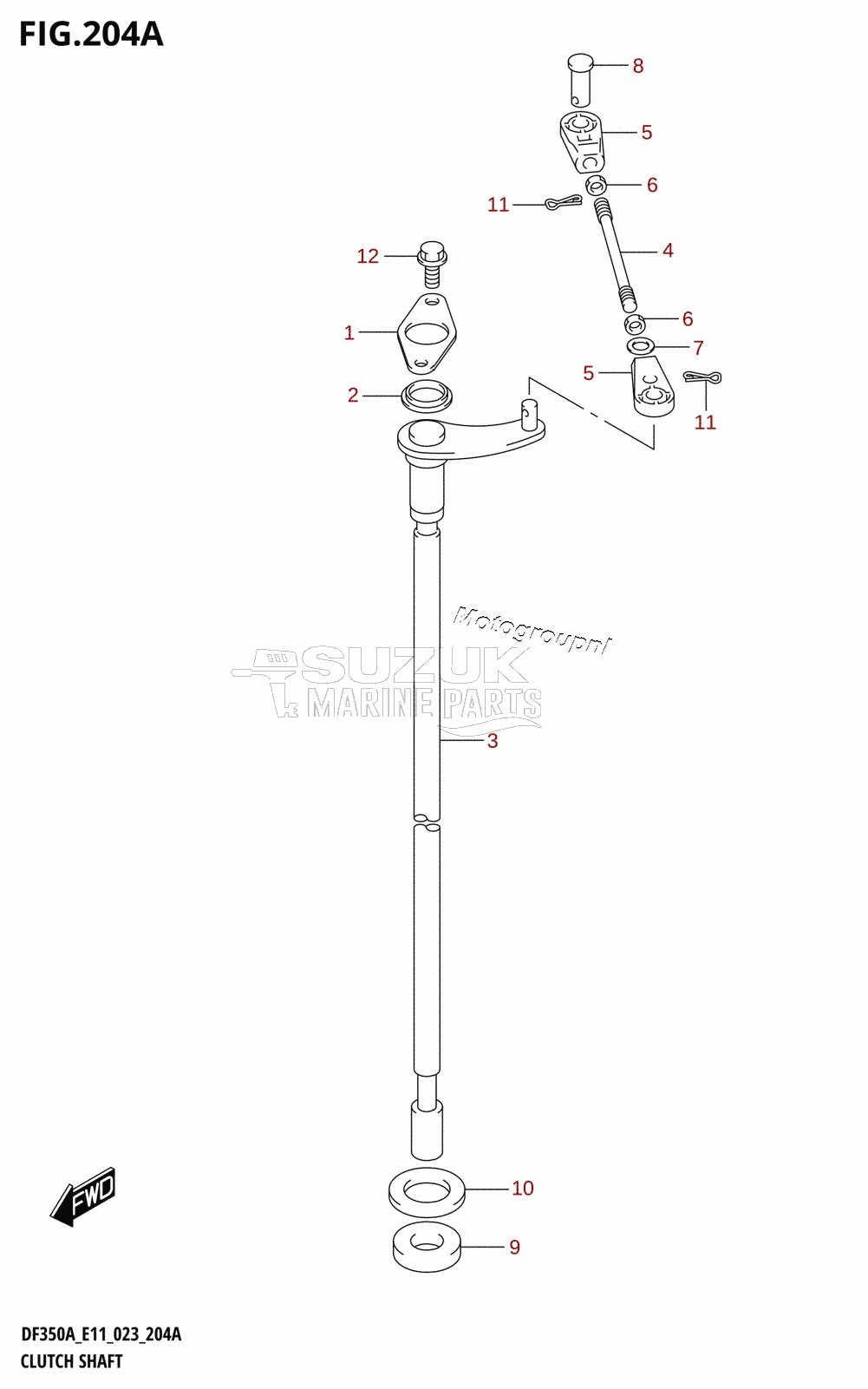 CLUTCH SHAFT